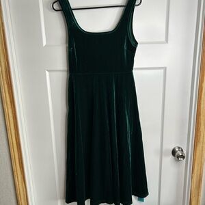 Cupshe Women’s Size Small Velvet Jumper Green New 6092